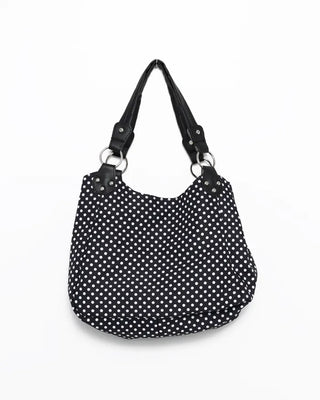 Dot Zip Pocket Tote Bag