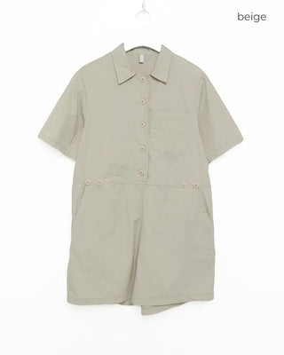 Simple short jumpsuit