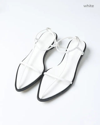Strappy pointed-toe sandals