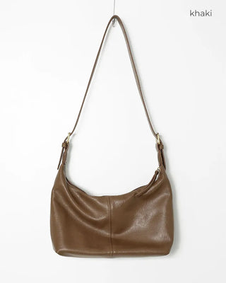 Leather Hobo Shoulder Bag
