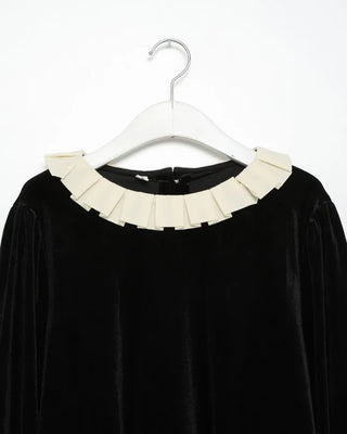 Frill-detailed layered blouse