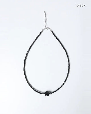 Flower bead necklace