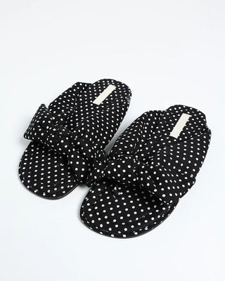Big Ribbon Mule Sandals