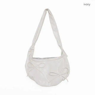 Ribbon Shirring Shoulder Bag