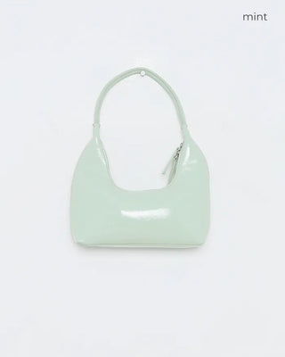 Double Zipper Mini Hobo Bag