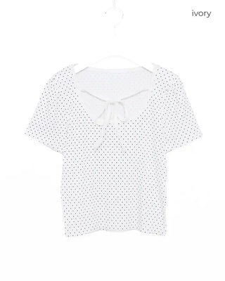Tie Dot Half Sleeve T-Shirt