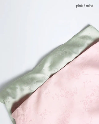 Flower Jacquard Layered Trapeze Skirt