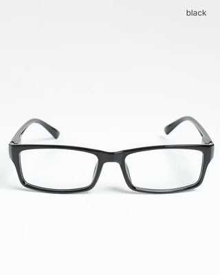 Square acrylic frame glasses