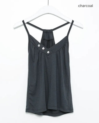 Heart Button Racerback Camisole
