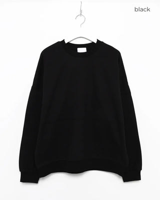 Fleece-lined balloon sweatshirt