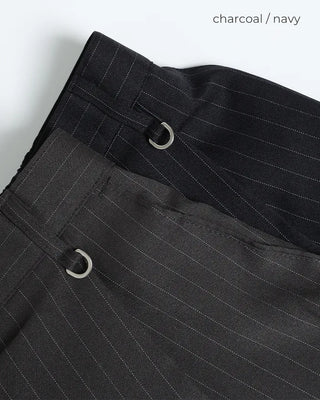 Striped wide slacks
