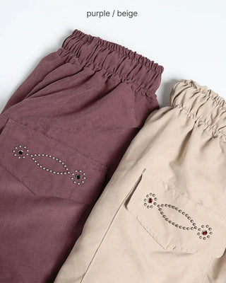 Wide Bermuda shorts