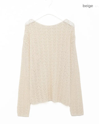 See-through loose knit