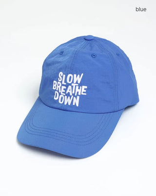 Drawstring Lettering Nylon Cap