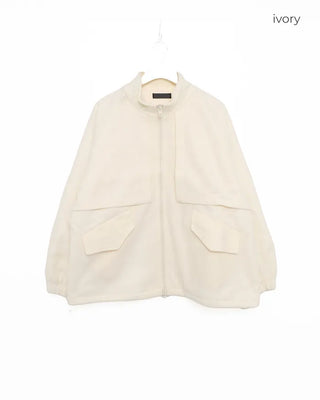 Drawstring zip jacket