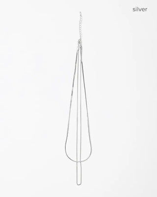 Double line necklace