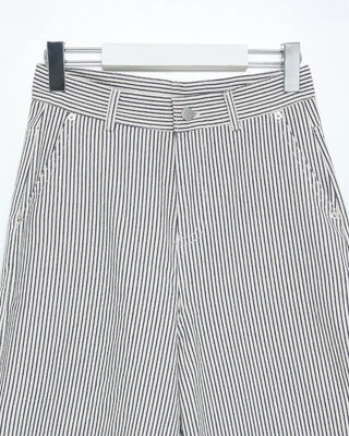 Striped Carpenter Bermuda Shorts