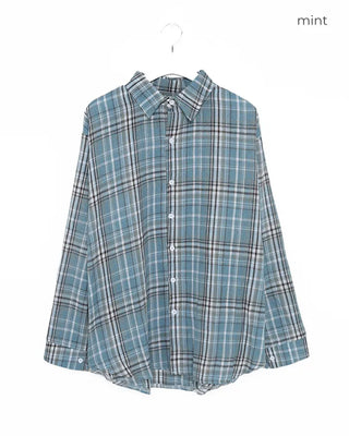 Check pattern shirt