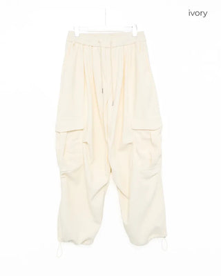 Fleece-lined corduroy cargo pants