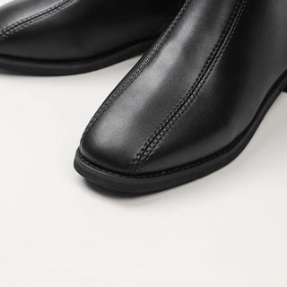 Stitched long boots