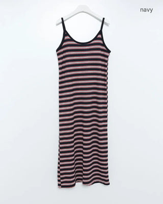 Triple Border Camisole Maxi Dress