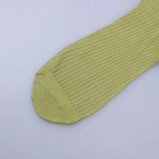 See-through knee-high socks