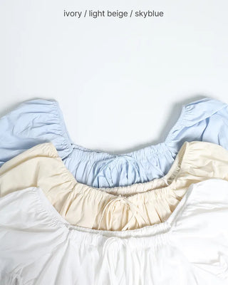 2-way string frill blouse