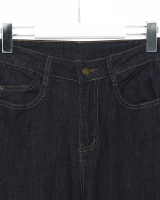 Basic wide-leg denim
