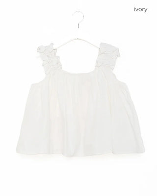 Frill sleeveless blouse