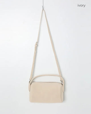 2-Way Suede Mini Handbag Boston Bag