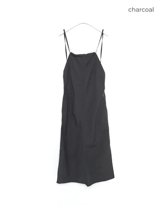 Backless long camisole dress