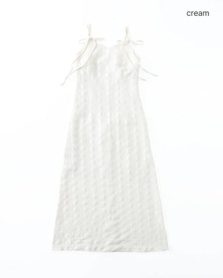 [1st Re-release] (ORIGINAL) Lace Heart Neck A-Line Long Dress