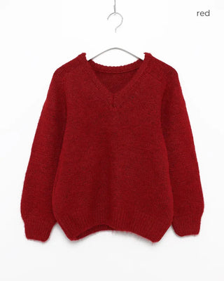 Soft V-neck sweater