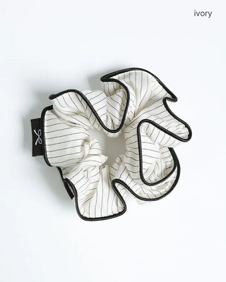 Striped Hair Scrunchie