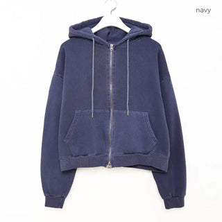 Pigmented Double Zip Hoodie