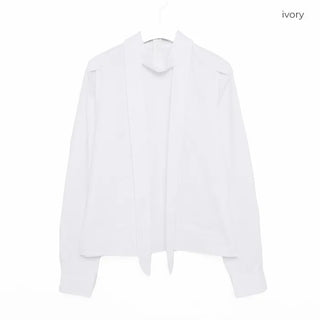 Ribbon tie blouse