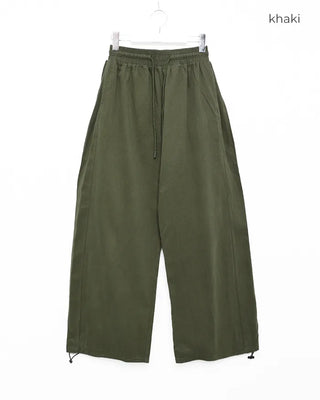 Unisex drawstring wide sweatpants