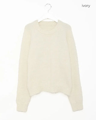 Simple raglan knit