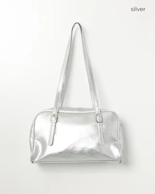 Square buckle belt shoulder bag