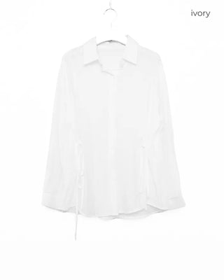 Tie Ribbon Oversized Shirt