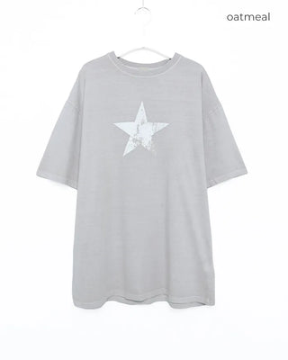 (Unisex) Pigment Star Half T-Shirt