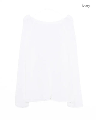 Loose-fit basic knit
