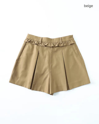 (ORIGINAL) Frill Pleated Shorts