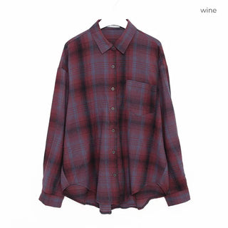 Two-tone checkered shirt