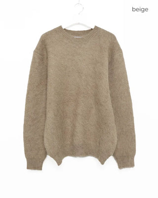 Angora Crew Neck Knit