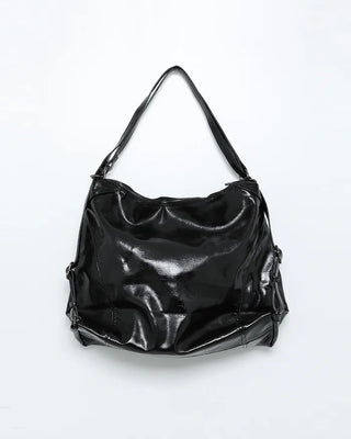 2-way leather shoulder bag