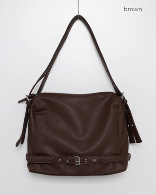 Belt-type square shoulder bag