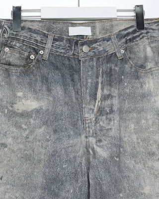 (Unisex) Paint Wash Wide Denim