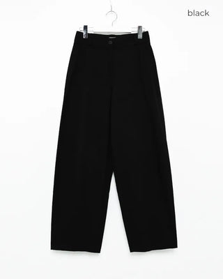 Wide-leg cotton pants