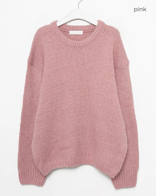 Loose-fit colored knit